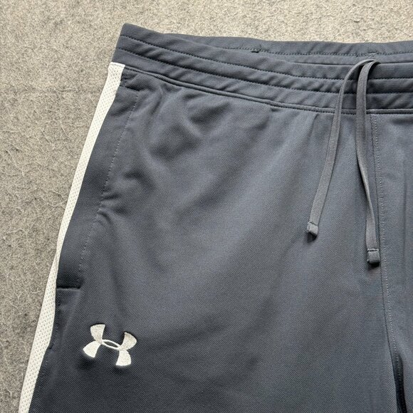 Under Armour Men's Sportstyle Pique Pants XL Gray Fitted Tapered Zip Pockets 31" - Picture 5 of 16
